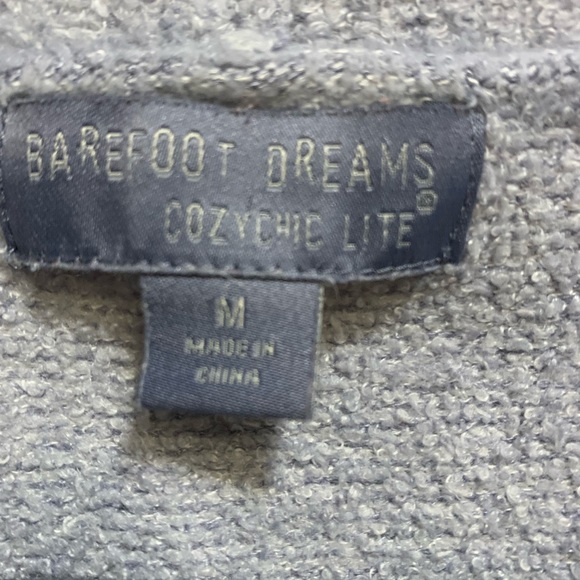 Barefoot dreams circle cardi cardigan sweater light blue M - Picture 2 of 8